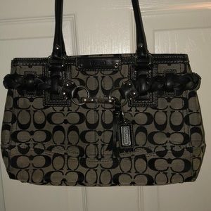 COACH hampton signature carry-all